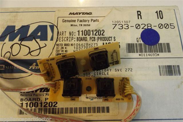 WHIRLPOOL REFRIGERATOR 11001202 Board, Pcb (product Select) NEW IN BOX WHIRLPOOL REFRIGERATOR 11001202 Board, Pcb (product Select) NEW IN BOX